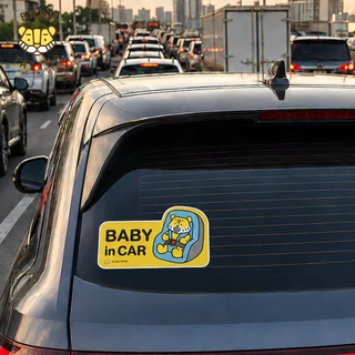 BABY TATTOO สติกเกอร์ติดรถ Baby in Car Size 13x7 cm