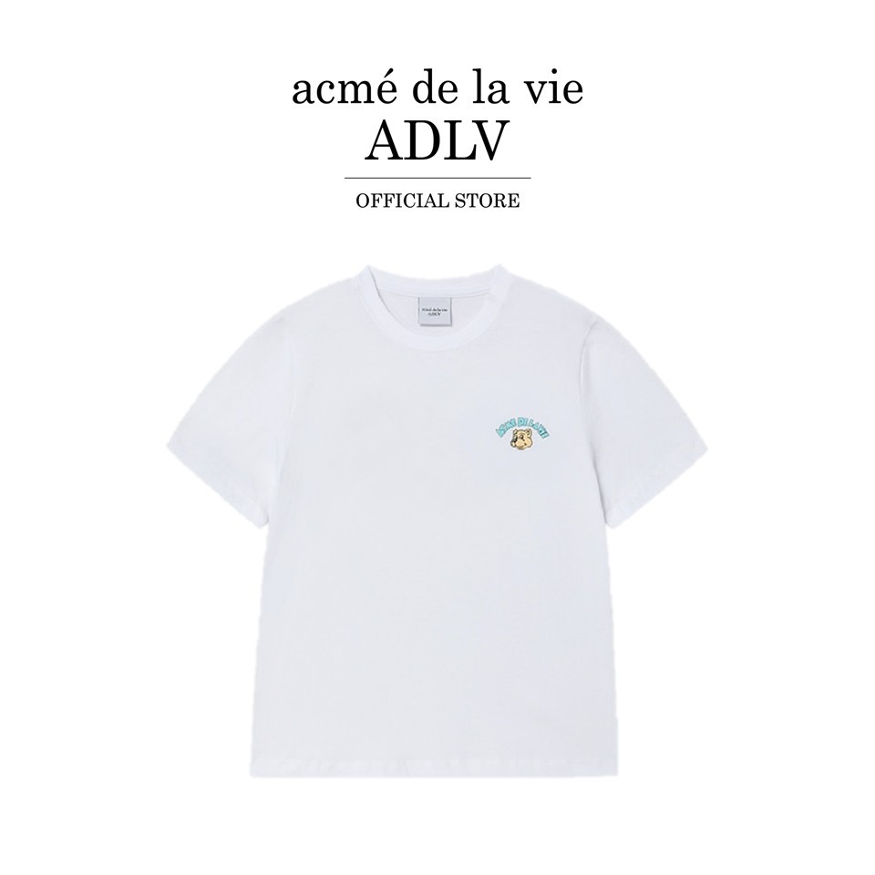 ADLV [acme de la vie] เสื้อยืด รุ่น Woman Mini Ac Bear Short Sleeve T-Shirt White (50212SMBSSF_F5WTXX)