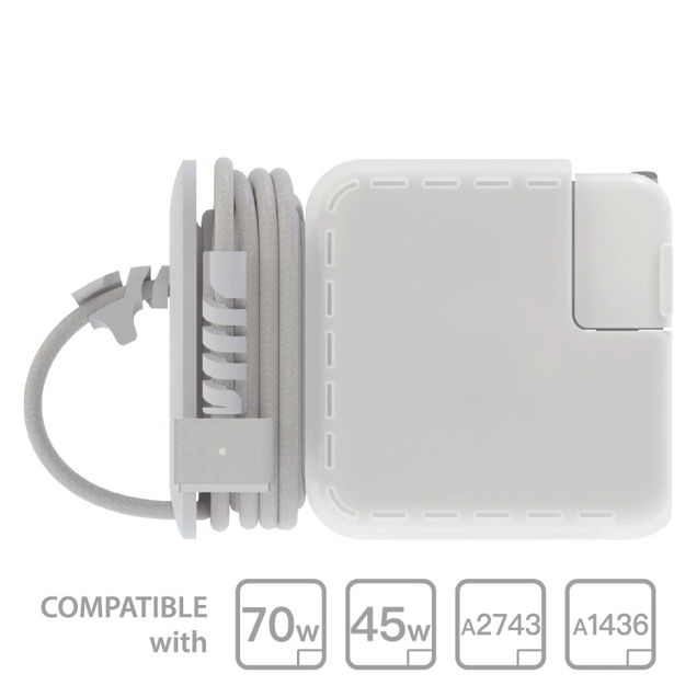 Case Adapter MacBook 29W 30W 45W 70W 60 61 67W 85W 87W 96W เคสถนอมสายชาร์จแมคบุ๊ค ม้วนสายได้