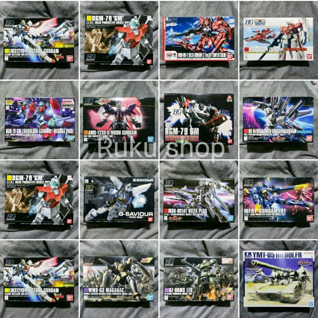 Gundam สินค้าอนิเมะกันดั้ม Lot 4