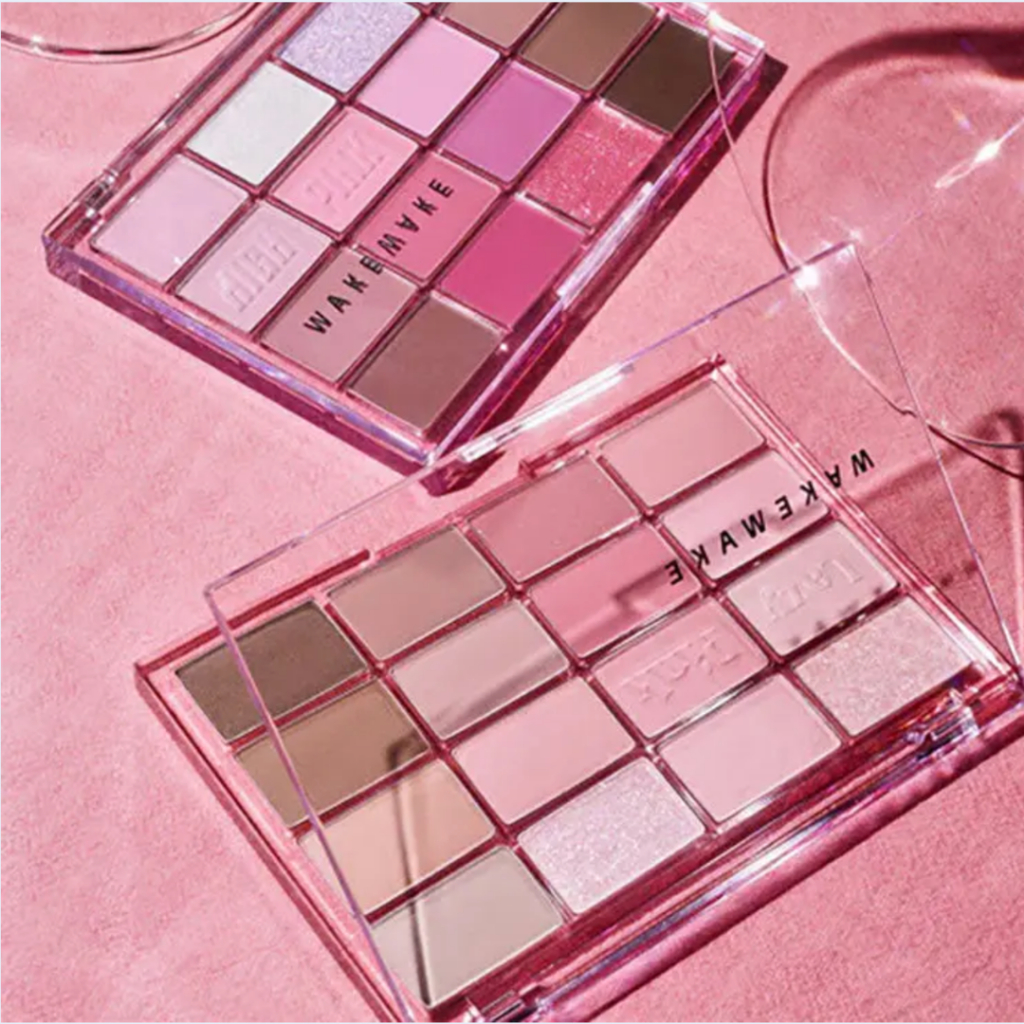 WAKEMAKE_Soft Blurring Eye Palette AD 09 High pink bling