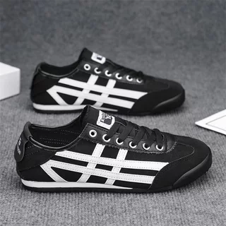 รองเท้าสำหรับผู้ชายและผู้หญิง unisex รองเท้าลำลอง สไตล์ทันสมัย ​​ย้อนยุค ระบายอากาศได้ดี ทรงต่ำ เหมาะสำหรับเล่นกีฬา