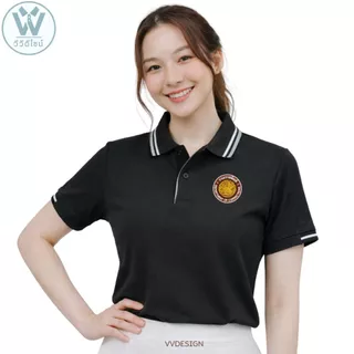 เสื้อโปโลปัก กรมราชทัณฑ์ (แบบที่2)ผ้า TKไมโครไม่มีกระเป๋า