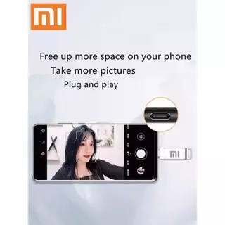 Xiaomi แฟลชไดรฟ์ OTG 3-in-1 USB 3.0 Type-C 2TB หน่วยความจำโลหะ ปลั๊กหมุน360° ป้องกันอินเทอร์เฟซ