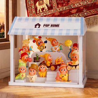 กล่องโชว์โมเดล DIY กล่องโมเดลแบบวางซ้อนได้ กล่องเก็บของเล่นศิลปะกันฝุ่น