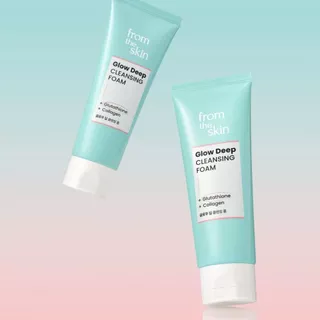 FROM THE SKIN Glow Sun Cream/Glow Miracle Sun Balm/Glow Deep Cleansing Foam/Glow Deep Cleansing Foam/Glow Peel Off Pack