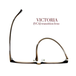 [ 17 กรัม สบายสุด ] PANTA │ VCA : VICTORIA แว่นกรองแสงสีฟ้าออกแดดเปลี่ยนสีชา เนื้อ TR เบาสบายหน้า