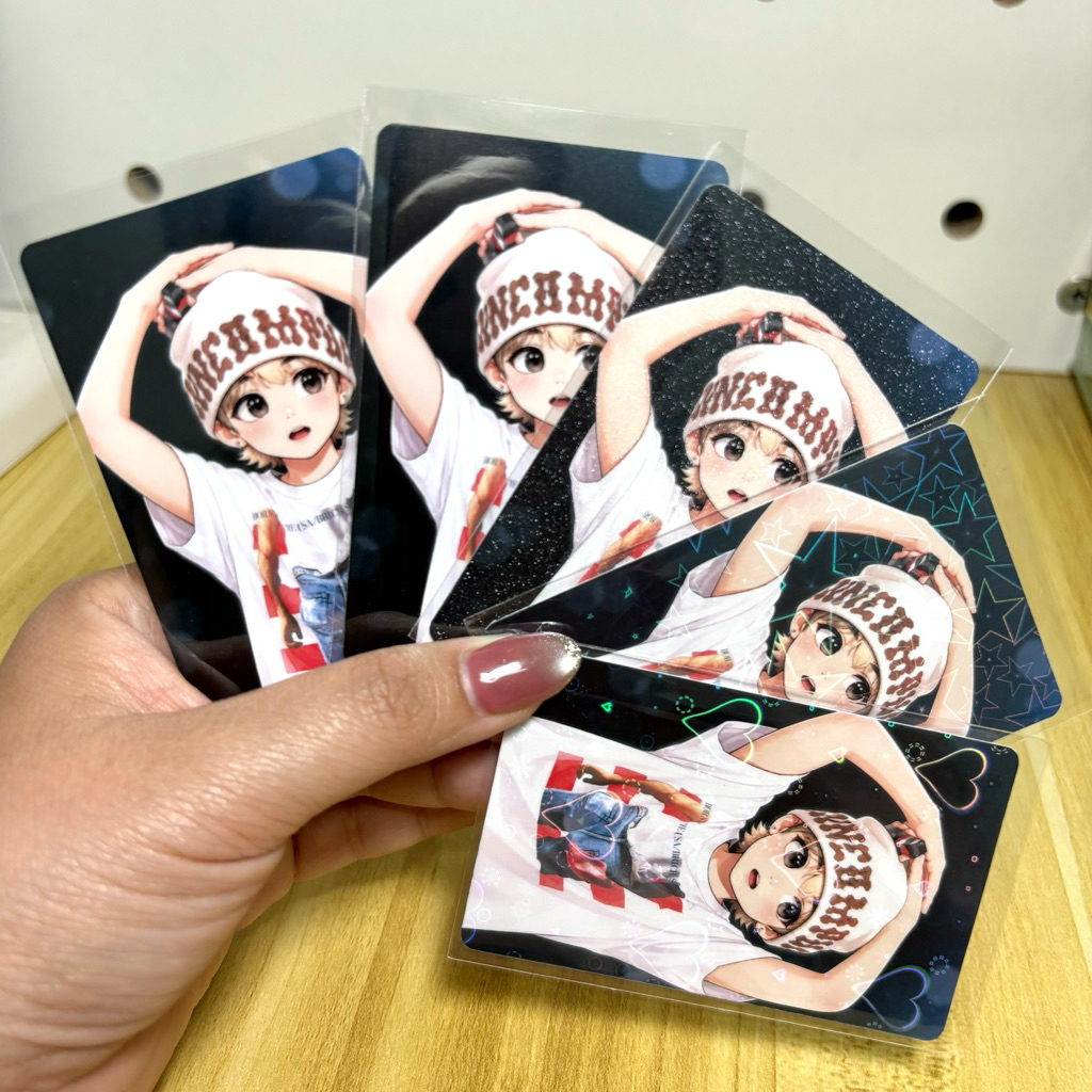 รับทำโฟโต้การ์ด ทุกด้อม พิมพ์1ด้าน,พิมพ์2ด้าน เคลือบแข็ง เคลือบลาย ฟรีซองใส,ตัดมุมฟรี