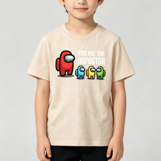 เสื้อยืดเด็ก Among Us 100% ฝ้าย สำหรับเด็กชายและเด็กหญิง พร้อมสต็อก จัดส่งภายใน 24 ชั่วโมง