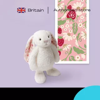 [ถุงผ้าแถมฟรี/ไม่มีบริการปรับแต่ง] ตุ๊กตา Jellycat ของแท้ 100% Jellycat Blossom Bunny ของเล่นของขวัญ ของขวัญวันเกิด