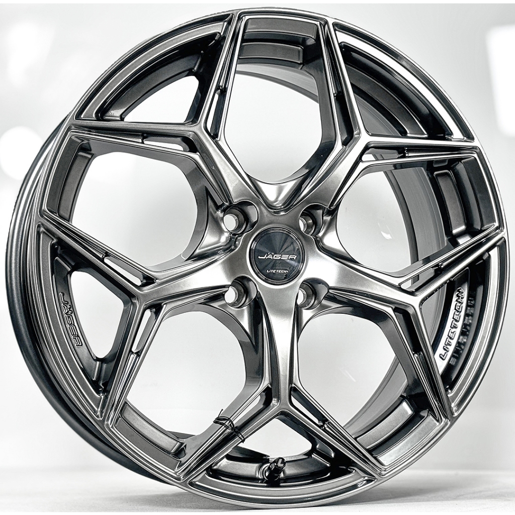 ล้อแม็กซ์ Lenso Jager BLAZE Litetech+ ขอบ17นิ้ว 4รู100 สีไฮเปอร์แบล็ค กว้าง7นิ้ว Offset35 [23168]