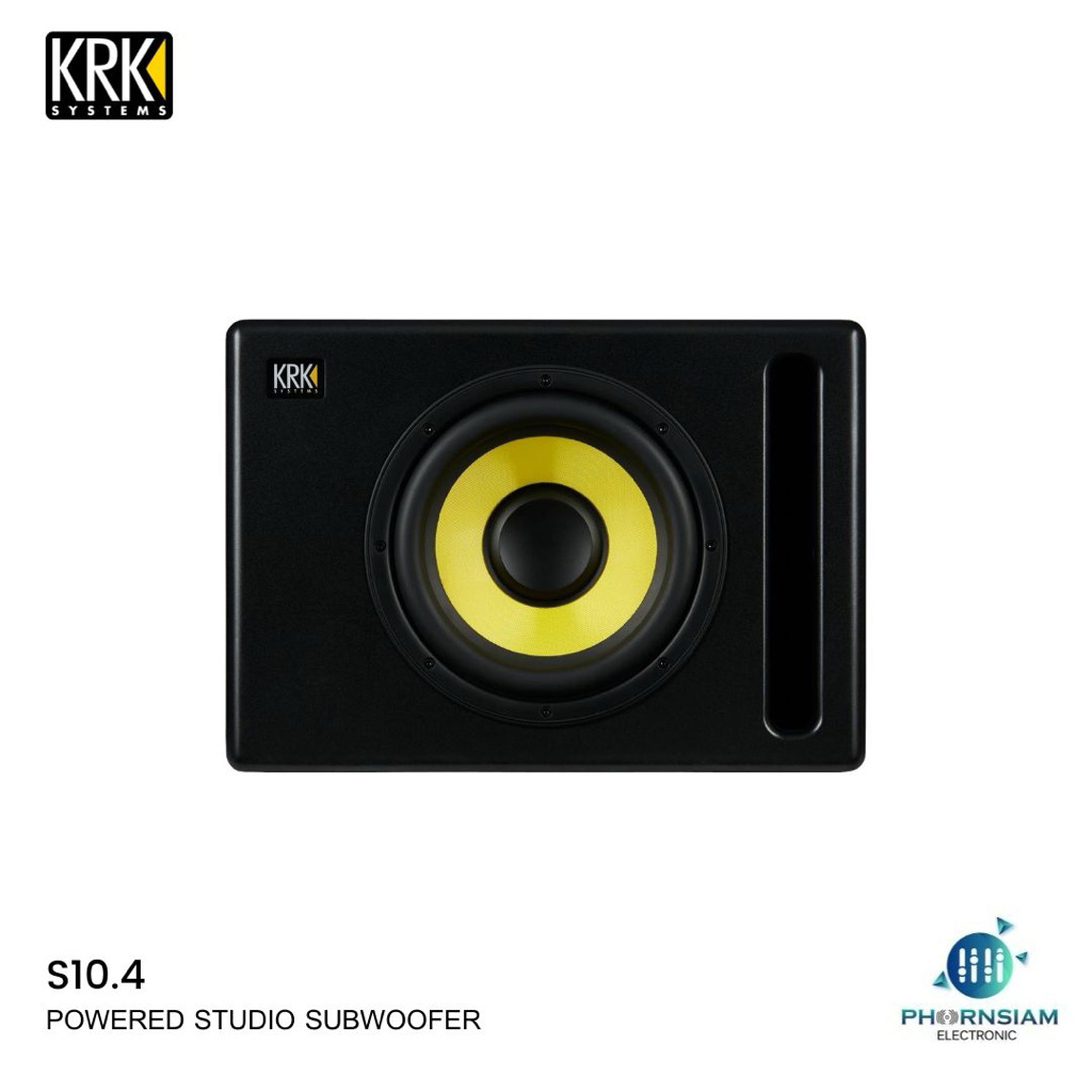 KRK S10.4 ลำโพงซับวูฟเฟอร์สตูดิโอ 10 นิ้ว ความดัง 117.2 dB มีแอมป์ในตัว