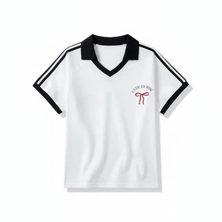 เสื้อปกทรงสเก็ตสวยๆผู้หญิงแฟชั่นมาใหม่ oversize เสื้อผ้าสาวอวบไซส์ใหญ่น่ารักๆ เสื้อยืดแขนสั้นลําลองทรงหลวมสไตล์เกาหลี