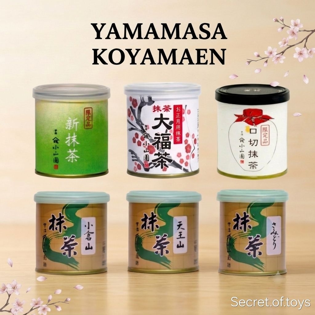 พร้อมส่ง เคลียสต็อก❗️ Yamamasa Koyamaen Ogurayama Shincha Wakaba Samidori Matsukaze Tennouzan Shikibu