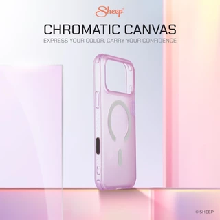 [Sheep Chromatic Canvas For iPhone&Samsung] เคสแมทสำหรับไอโฟน13/14/15/16/17Series และS25U S26U เคสชาร์จแม่เหล็กกันกระแทก