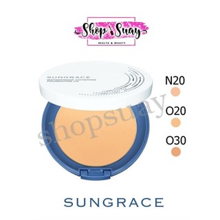 ** แป้งซันเกรส ** คัฟเวอร์มาร์ค covermark sungrace white uv pact แป้งผสมรองพื้น ซันเกรส spf 18