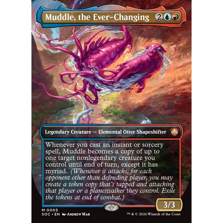 [Secrets of Strixhaven Commander] - (SOC) - (M) - [Muddle, the Ever-Changing] - [2026]
