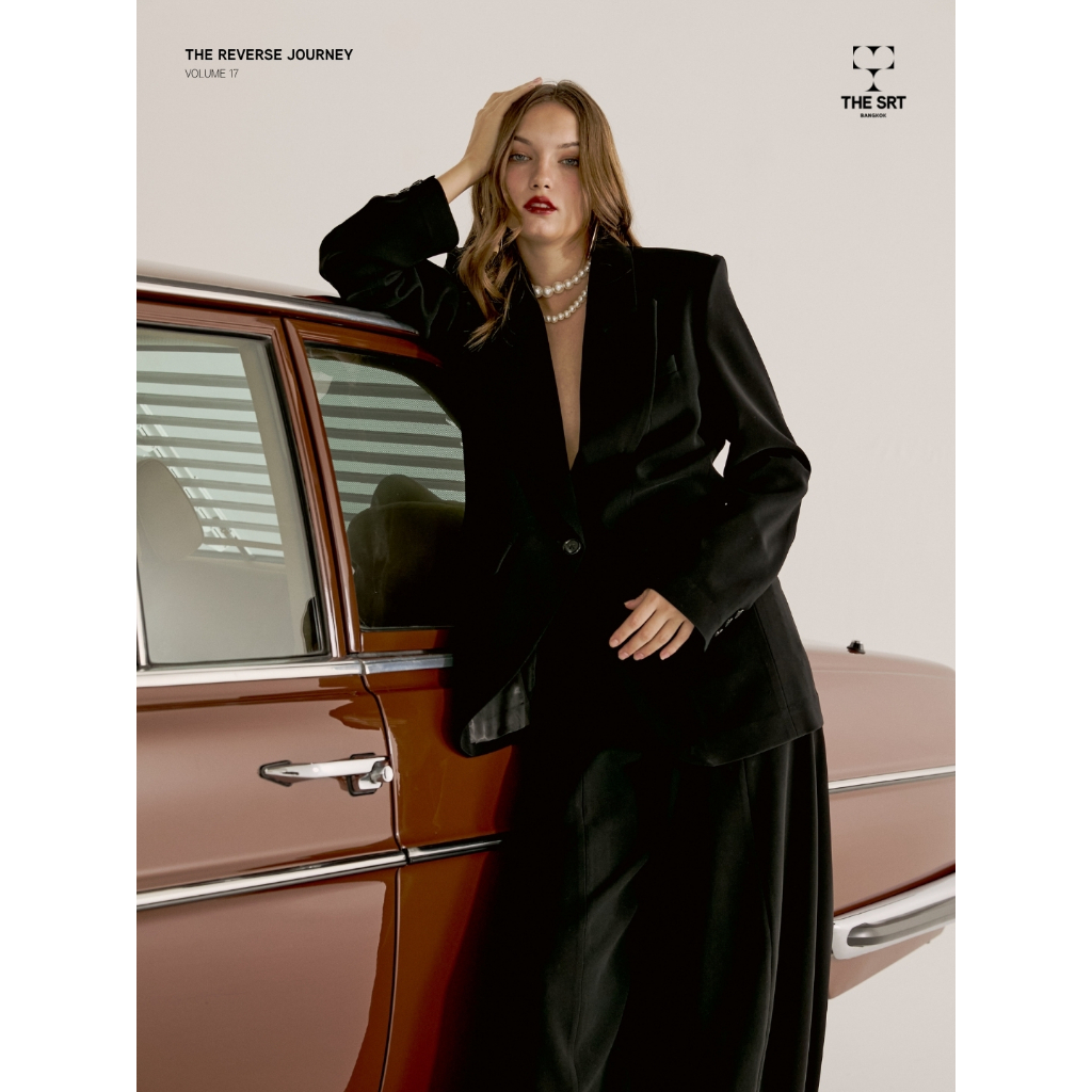 The SRT (TBZ324) X17 Blazer เสื้อเบลเซอร์ เสริมไหล่ เข้ารูป — صورة 8