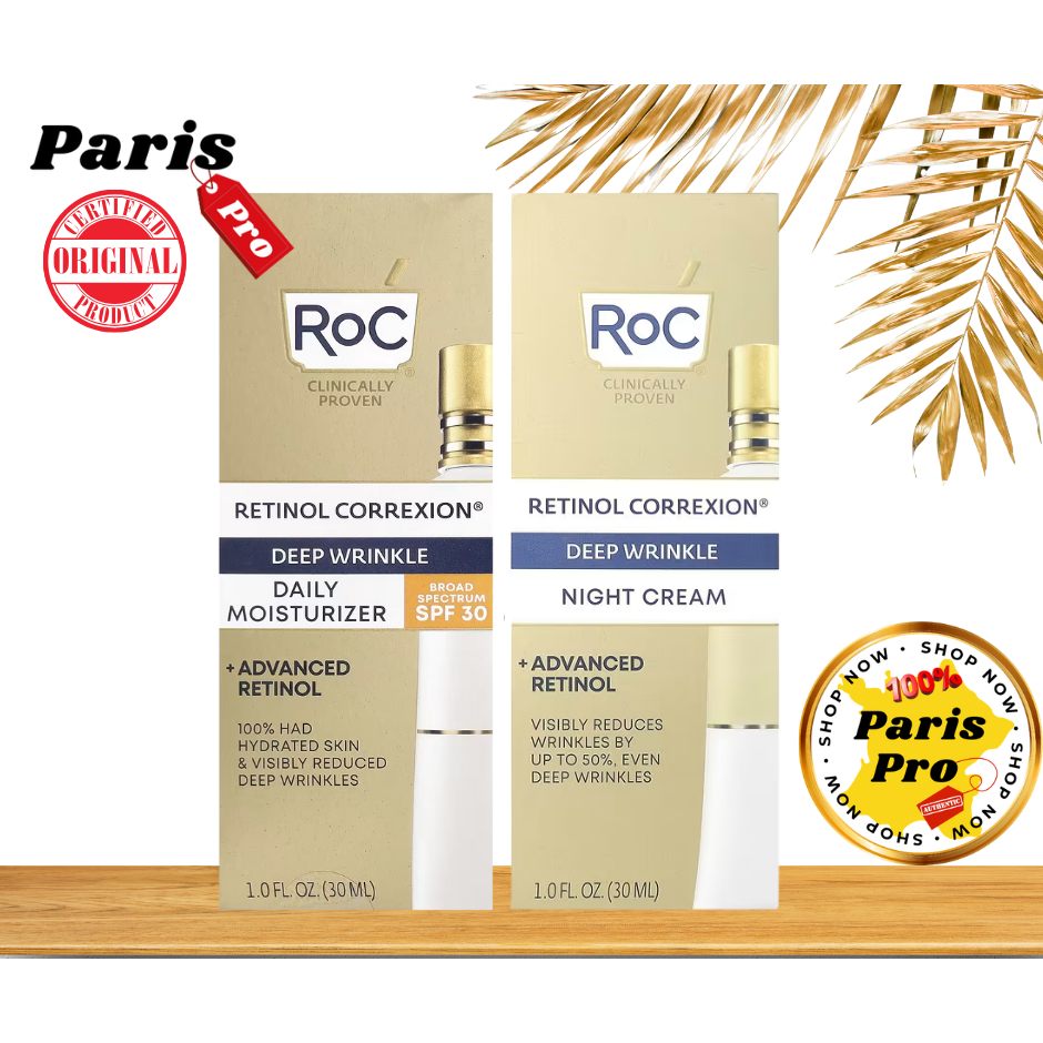 Roc Deep Wrinkle Essential Duo ชุดคู่บำรุงผิวเพื่อรับมือริ้วรอยลึก จาก USA