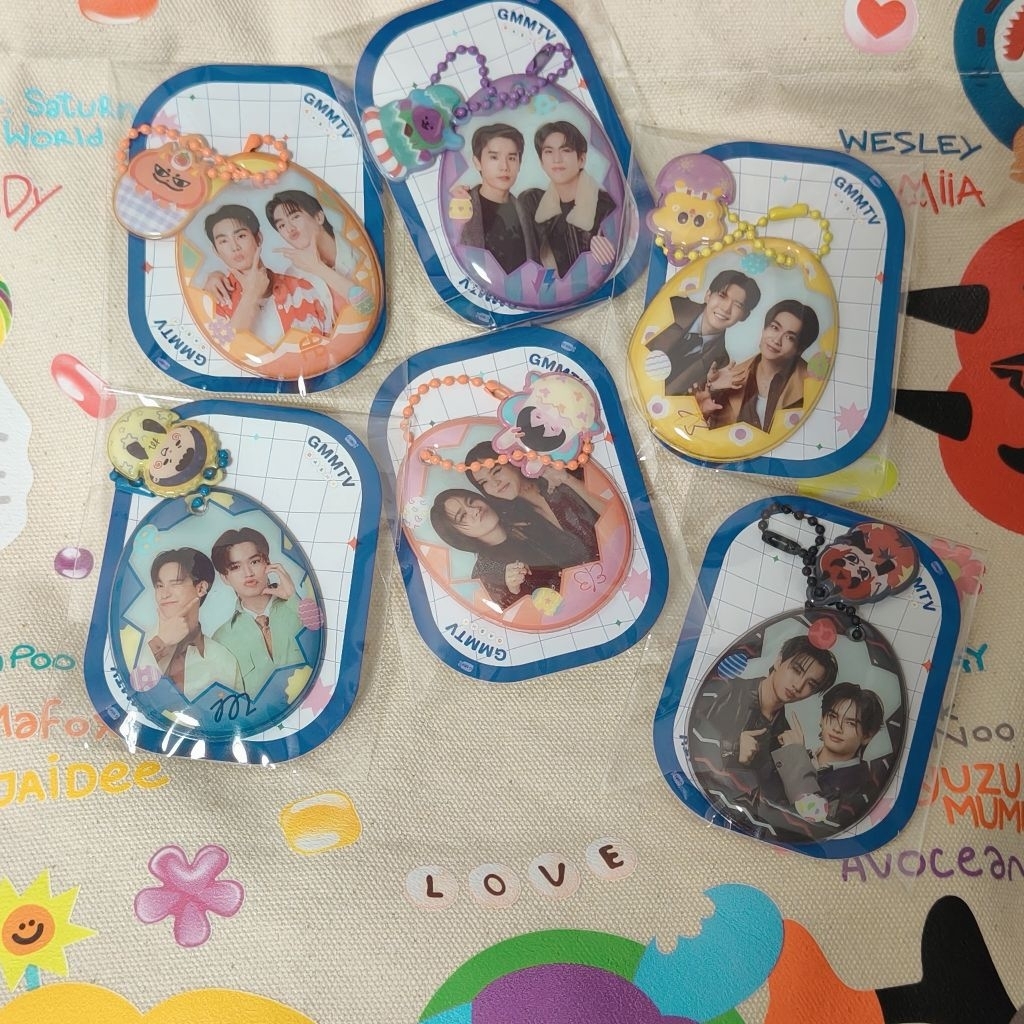 {📬พร้อมส่ง} GMMTV JP | Easter Puffy Photo Charm | ForceBook | JimmySea | PerthSanta | ChokunAston | 