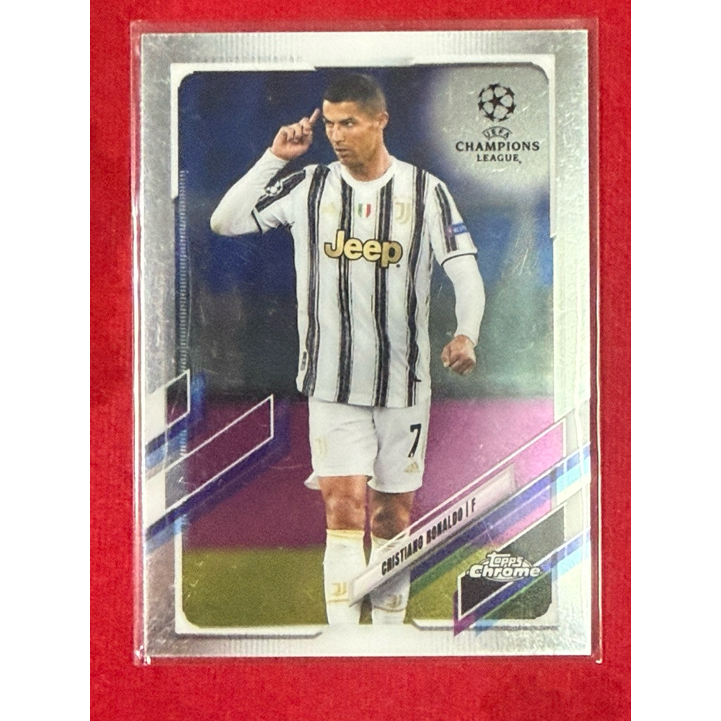⚽ Cristiano Ronaldo | 2020-21 Topps Chrome UEFA Champions League #CR7 | Juventus