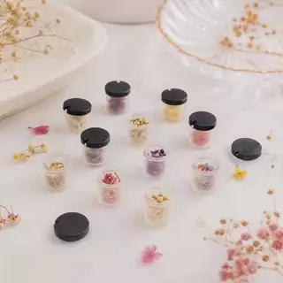 j422C ขวดใส่เครื่องปรุงขนาดจิ๋วของเล่นสะสมมีฝาปิดจิ๋วมากแพ็คละ 10 กระปุก(ได้ขวด10 ฝาปิด10)
