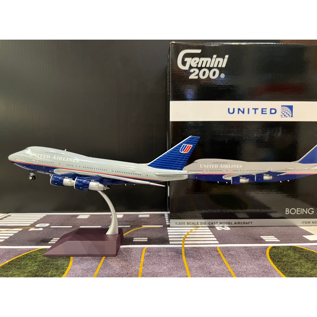 GeminiJets [G2UAL1160] 1:200 United Airlines B747SP N145UA “Battleship"