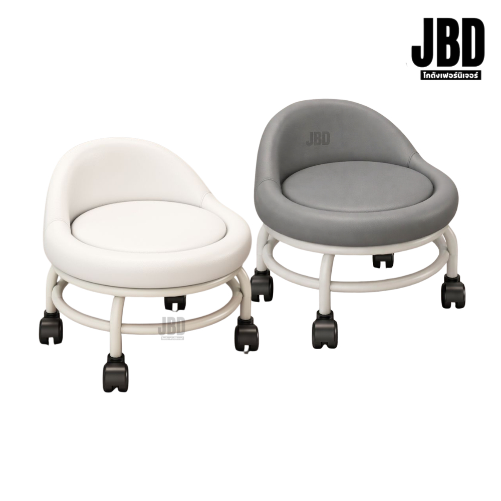 JBD INTER เก้าอี้ช่าง เก้าอี้ร้านเสริมสวย มีล้อเลื่อน รหัสรุ่น:JBD2077 (พร้อมส่งในไทย)
