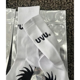 พร้อมส่ง!! UVU Running Sock (Black/White/Pink)