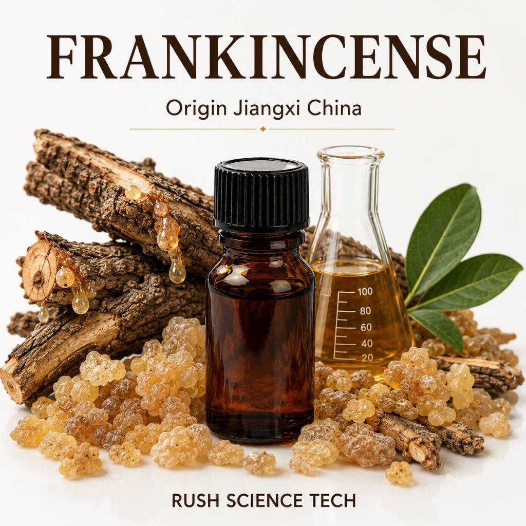 น้ำมันหอมระเหย แฟรงคินเซนส์ Frankincense Essential Oil แท้บริสุทธิ์ สำหรับเครื่องพ่นอโรมา เตากระจายกลิ่น