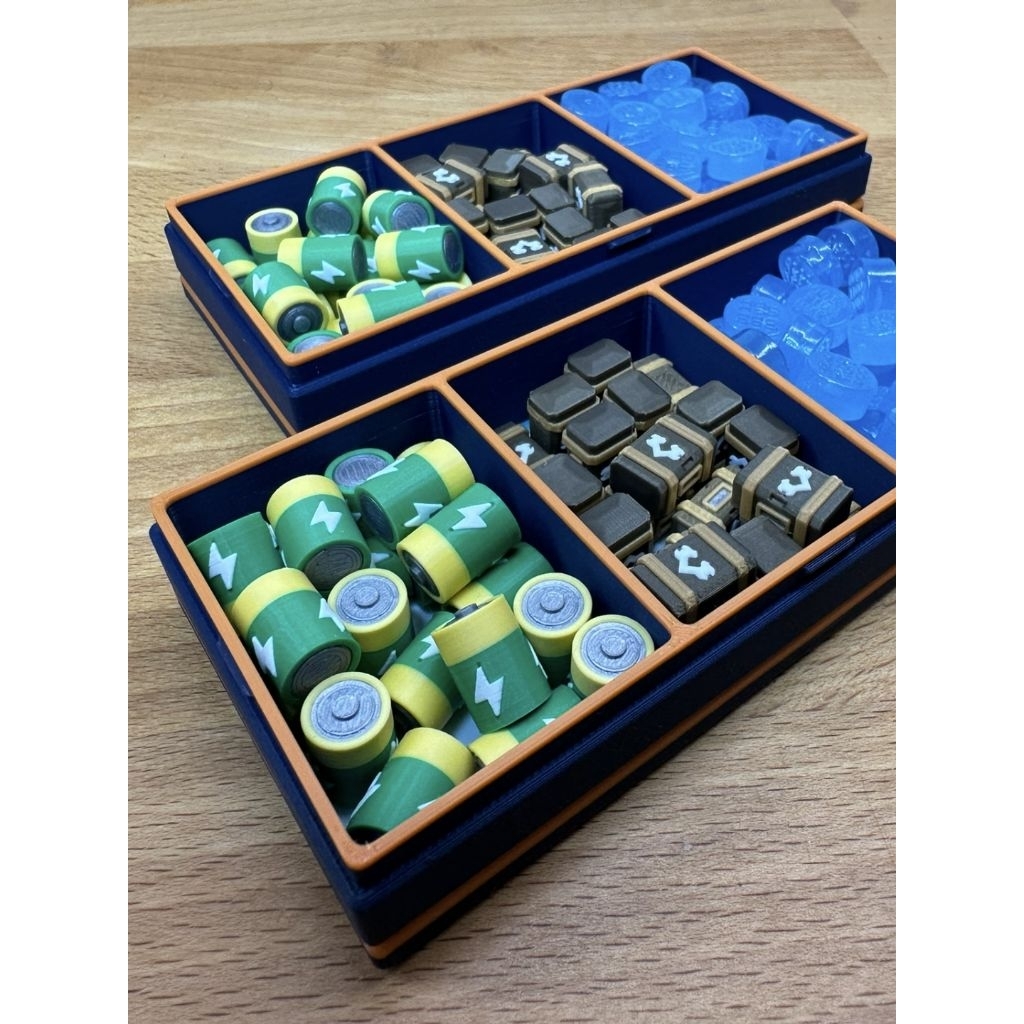 ​ SETI Board Game Battery & Credit Token โทเคนอัปเกรด วัสดุ PETG งาน 3D Print เกรดพรีเมียม (ไม่รวมตัวเกมและกล่อง)