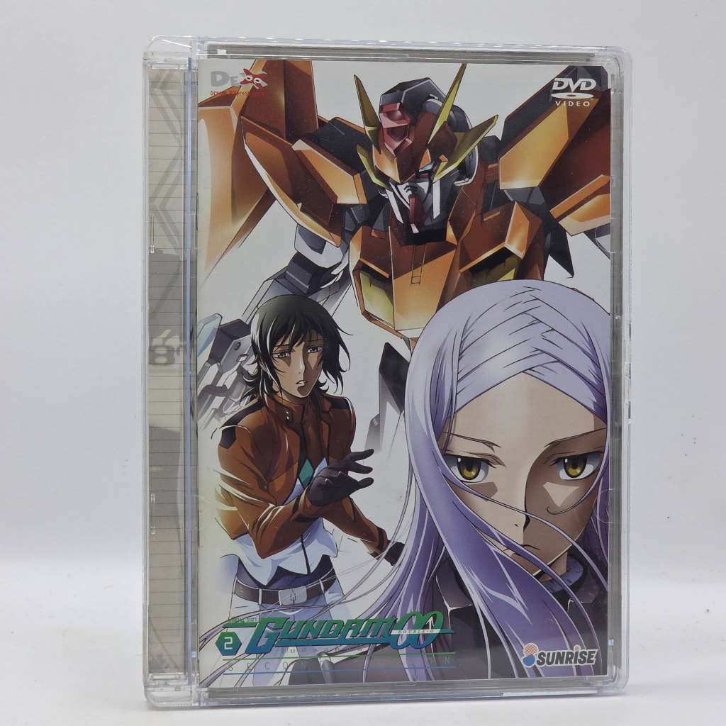 [มือสอง] DVD Gundam OO ซีซั่น 2 Vol.2 แผ่นแท้ DEX (ปี 2009) อนิเมะหุ่นรบกันดั้มภาคดับเบิ้ลโอ สภาพดี 