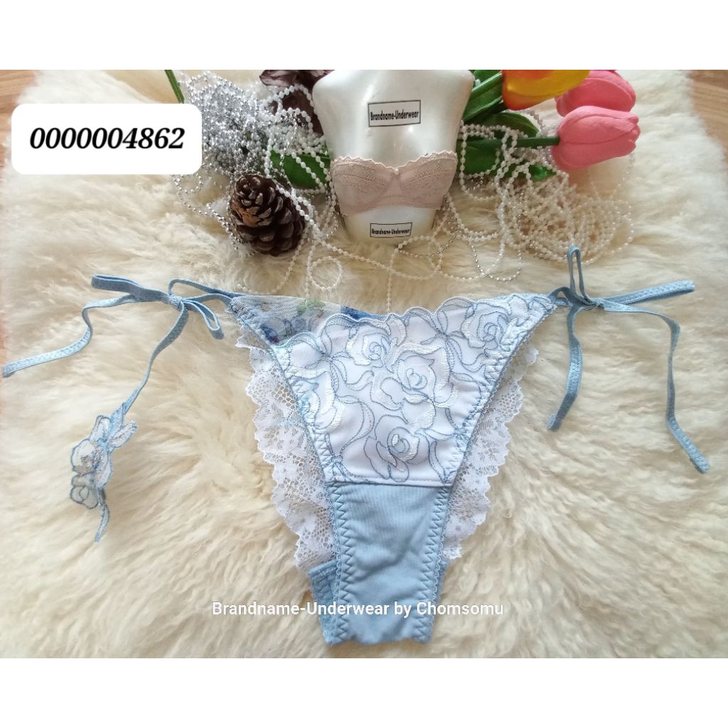 แบรนด์นอก ใส่ได้ปกติ ไม่ต้องแกะที่ผูกออก สายเอวยืด Free size - XL ชุดชั้นในแบรนด์เนม/กางเกงใน 0000004862