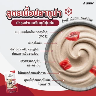 Jinny จินนี่ ขนมแมวเลีย เสริมสุขภาพ 15gx5ซอง