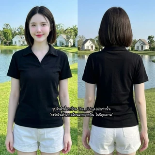 เสื้อโปโลสีดำสุดคลาสสิก ใส่ง่าย เข้ากับทุกลุค ของมันต้องมี ใส่ได้ทั้งชายหญิง
