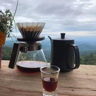เมล็ดกาแฟคั่วใหม่( Arabica100%เกรดA)คั่วกลาง-กลางค่อนเข้ม ปางขอน #หอมกลมกล่อมสดชื่น