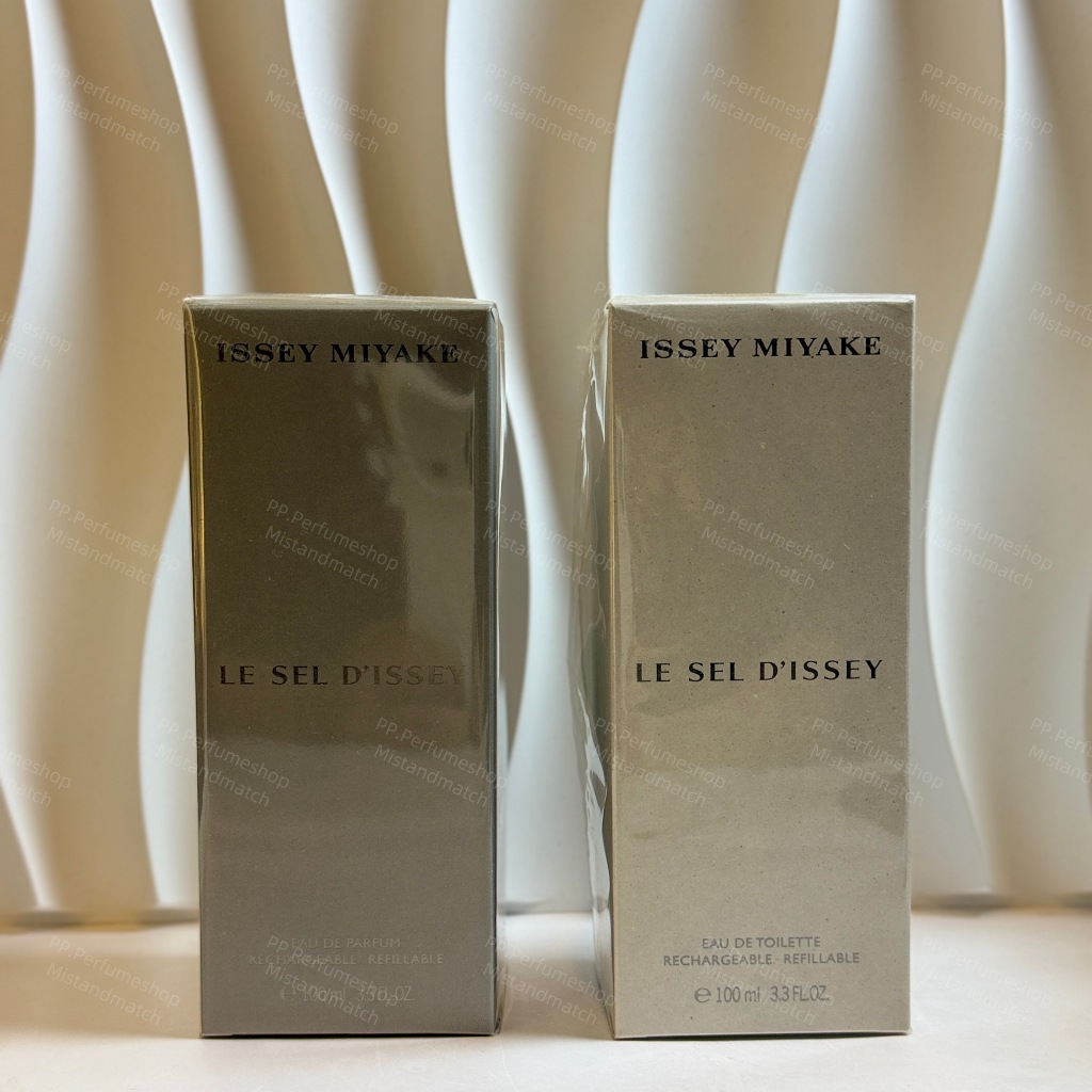 น้ำหอมแท้ กล่องซีล Issey Miyake Le Sel D'Issey EDT & EDP 100 ml.