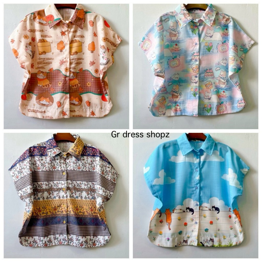 ป้าย Paradise เสื้อผ้าฝ้ายพิมพ์ลายทรงแขนล้ำ หน้าผ้า 46 นิ้ว อกจริงไม่เกิน 42-44 นิ้ว ใส่ได้ค่ะ ยาว 21 นิ้ว