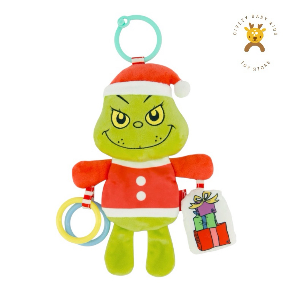 ตุ๊กตาแขวนรถเข็น The Grinch Activity Pal Infantino ของเล่นเสริมพัฒนาการ
