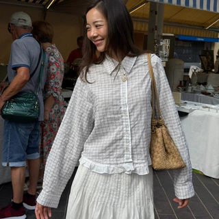 something Jane ruffle shirt