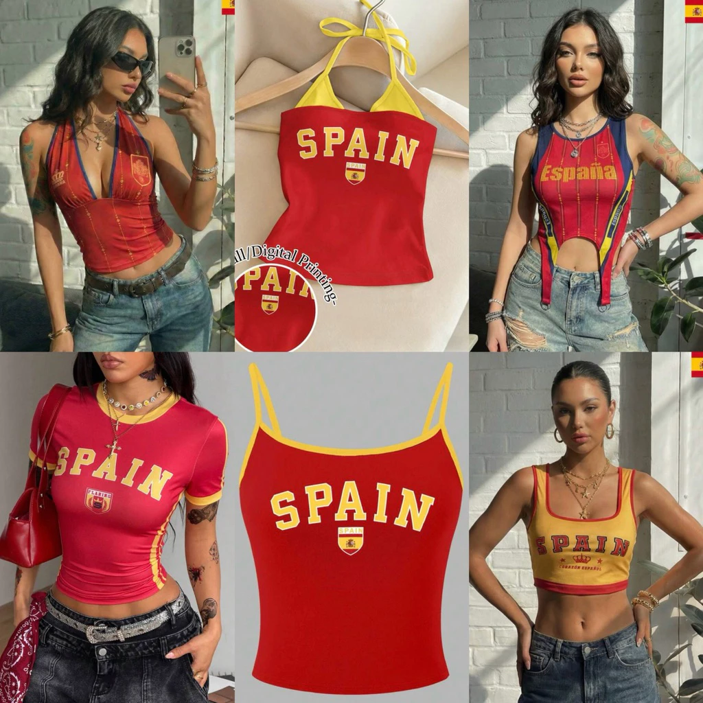 SPAIN 🇪🇸 Top เสื้อประเทศสเปน