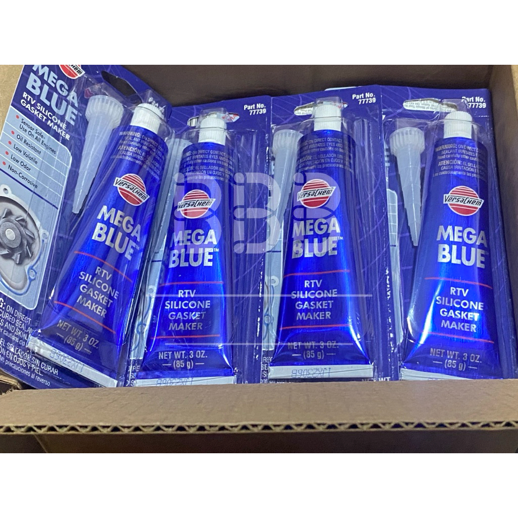 กาวทาประเก็นขเนกประสงค์ VERSACHEM MEGA BLUE กาวทาปะเก็น สีฟ้า ขนาด 85g ทนความร้อนสูง เวอร์ซาเคมี กาวประกอบเครื่อง