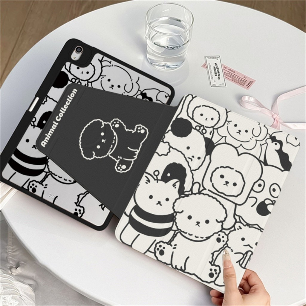 เคส Redmi Pad พร้อมขาตั้งหมุนได้ 360° เคสแท็บเล็ตกันกระแทก ตั้งได้หลายมุม มีช่องใส่ปากกา ฝาพับอัจฉริยะ Redmi pad2 9.7