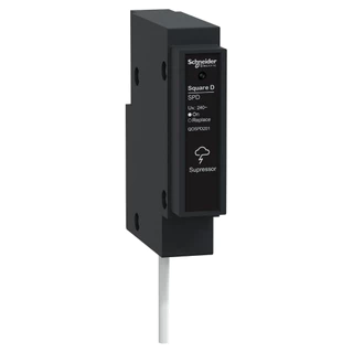 Schneider เสิร์จ Surge Protection Device อุปกรณ์ป้องกันไฟฟ้า กระแสดิสชาร์ต 20kA รหัส QOSPD201 (รหัสเดิม QOSPD20)