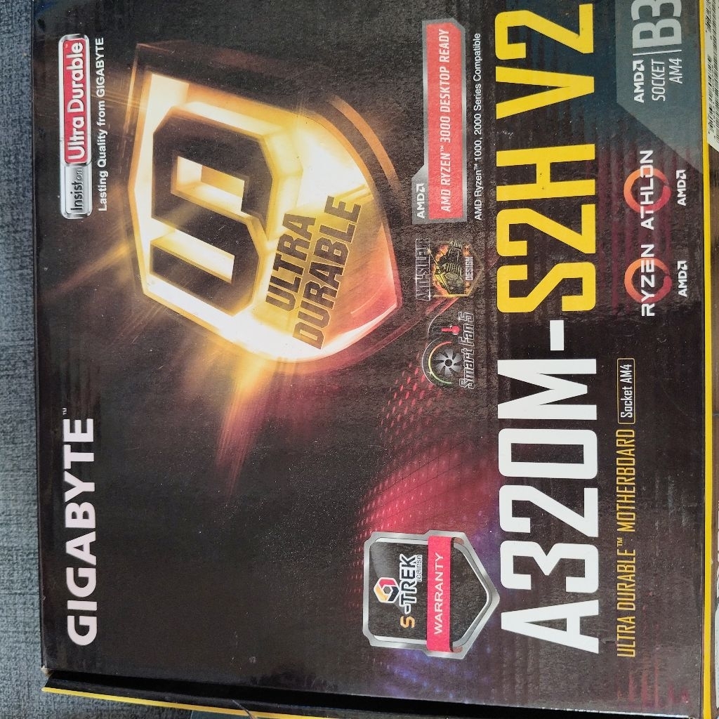 Mainboard เมนบอร์ด Gigabyte A320M S2H V2 มือสอง หมดแระกัน