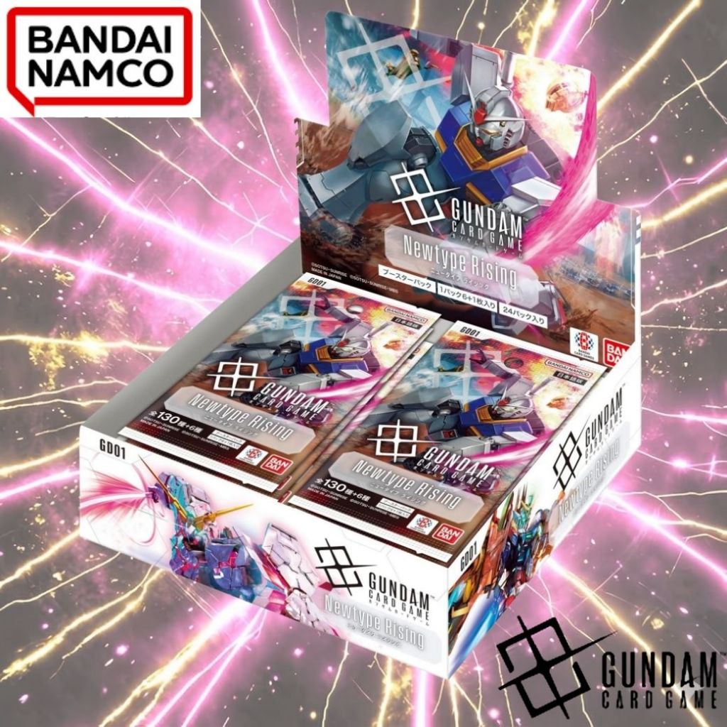 【คุณภาพญี่ปุ่นแท้ ผลิตในญี่ปุ่น】
BANDAI Gundam Card Game Booster Pack Collection (24 Packs per Box)