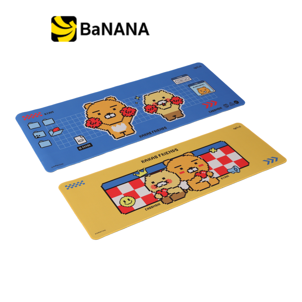 QPLUS x KAKAO Friends แผ่นรองเมาส์ Desk Mat Stick with Me by Banana IT
