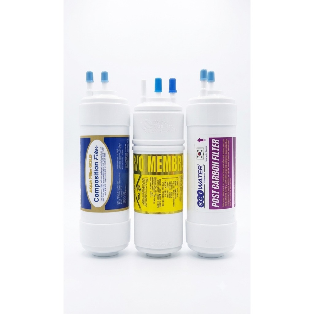 ชุดไส้กรองน้ำรุ่นเทียบเครื่อง Coway (รุ่น Neo plus CHP-264L - Cinnamon P-6320R  U Type)