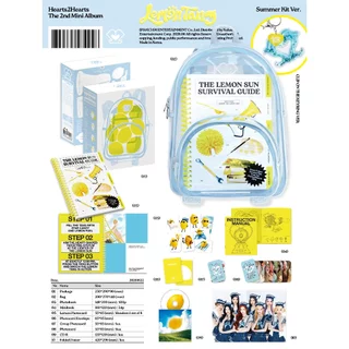 [PRE] Hearts2Hearts H2H The 2nd Mini Album Lemon Tang🍋 🏖️ อัลบั้ม Photobook/ Sticker / Keyring /Jewel Case