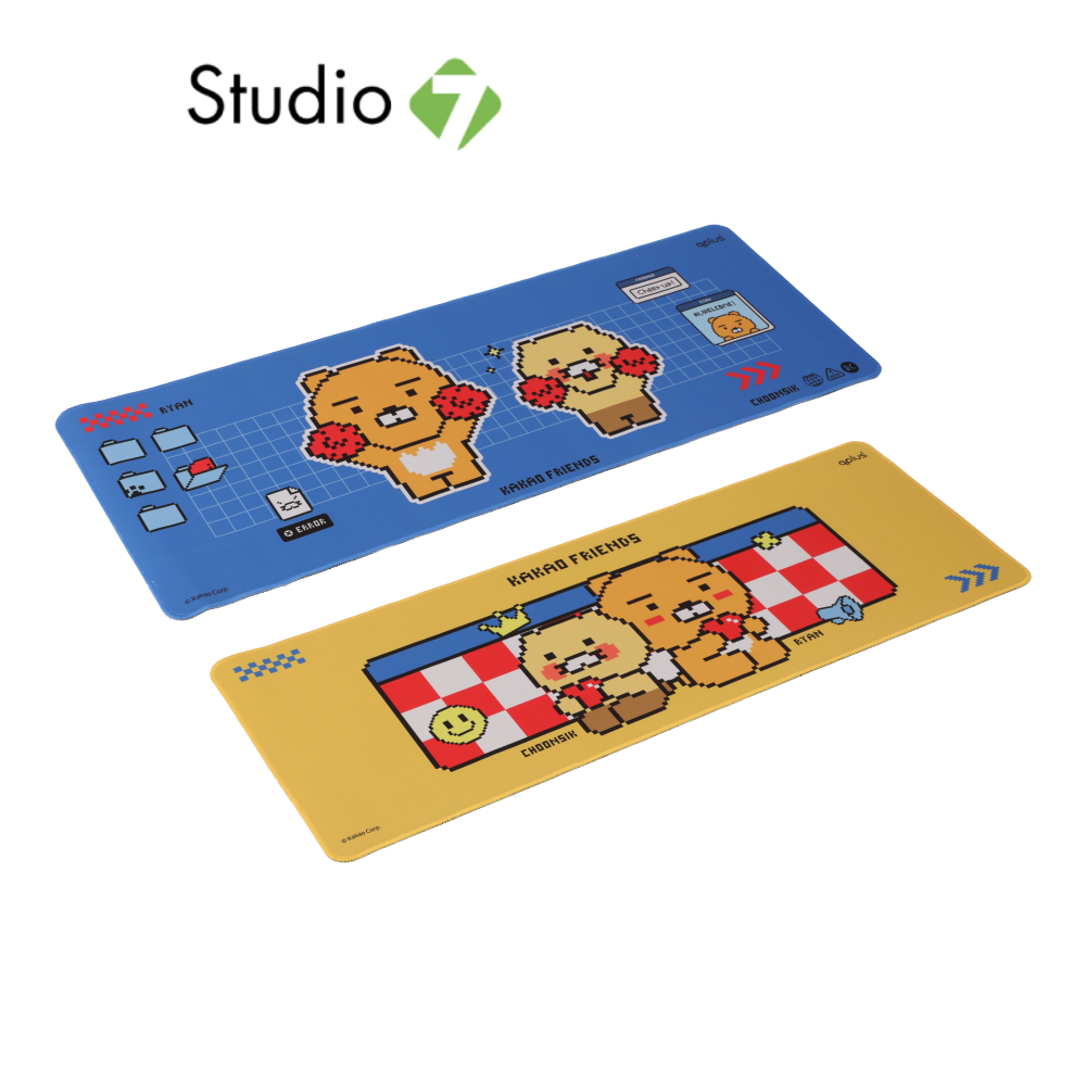 QPLUS x KAKAO Friends แผ่นรองเมาส์ Desk Mat Stick with Me by Studio7
